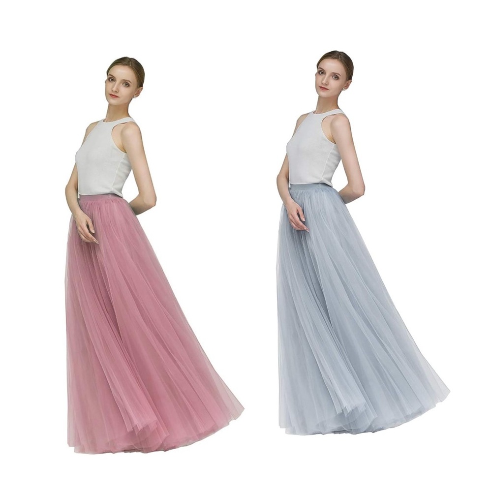 Elegant Tulle Maxi Skirt. Fluffy women’s skirt XL . Perfect for Prom or wedding